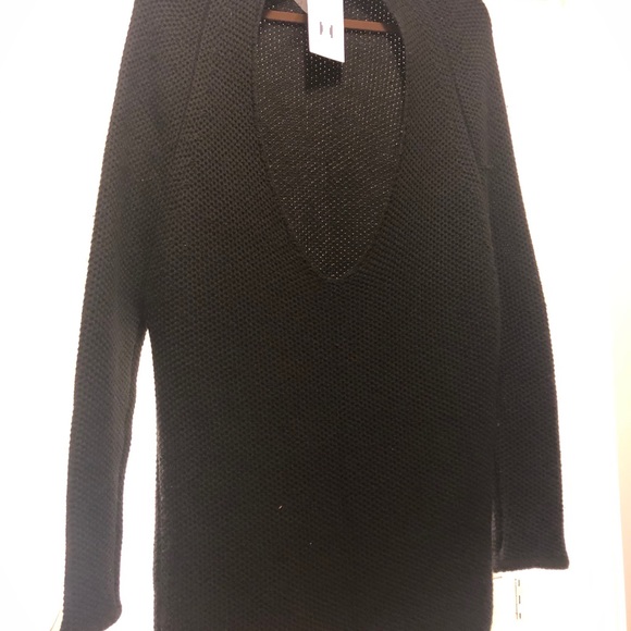 HALSTON Heritage open back dress in Jet black - Picture 2 of 4